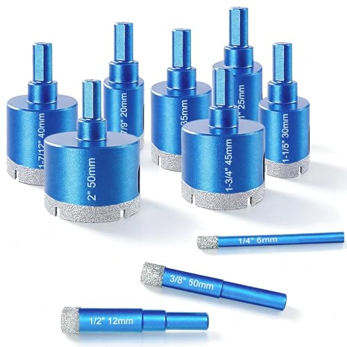 Aobvrey Diamond Hole Saw Set