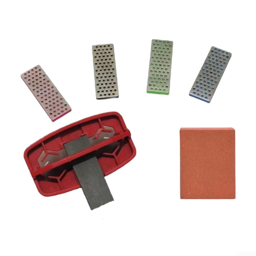Kit di cera per snowboard con accordatore per bordi laterali, con angolo regolabile di 85-90 gradi, set di strumenti per affilare lo snowboard con lima in acciaio e 4 dischi a grana, per