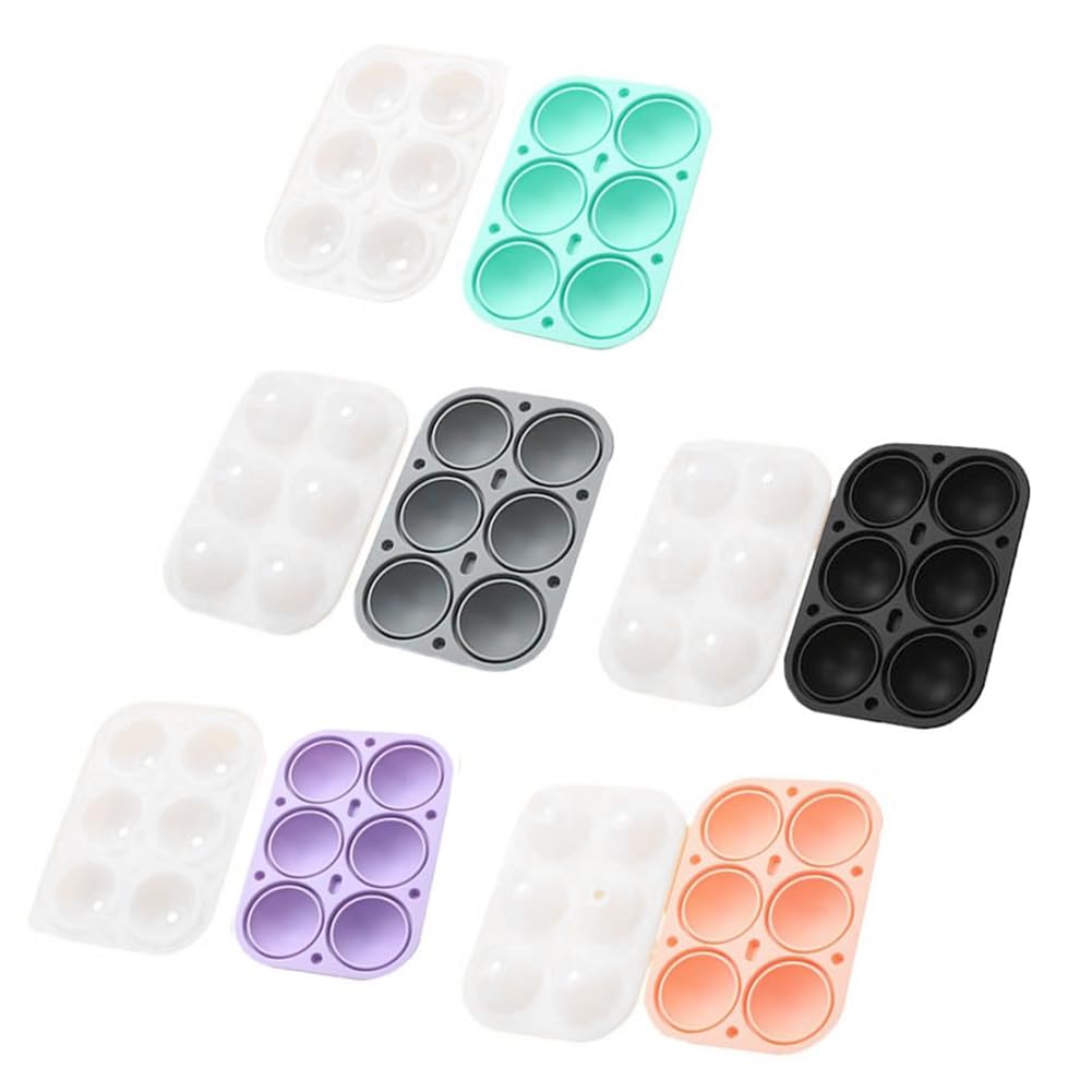 CTRLZS 5PCS Egg Molds Silicone Egg Bite Molds Jello Egg Molds for Whole Egg Easter Egg Molds Silicone Jello Egg Molds
