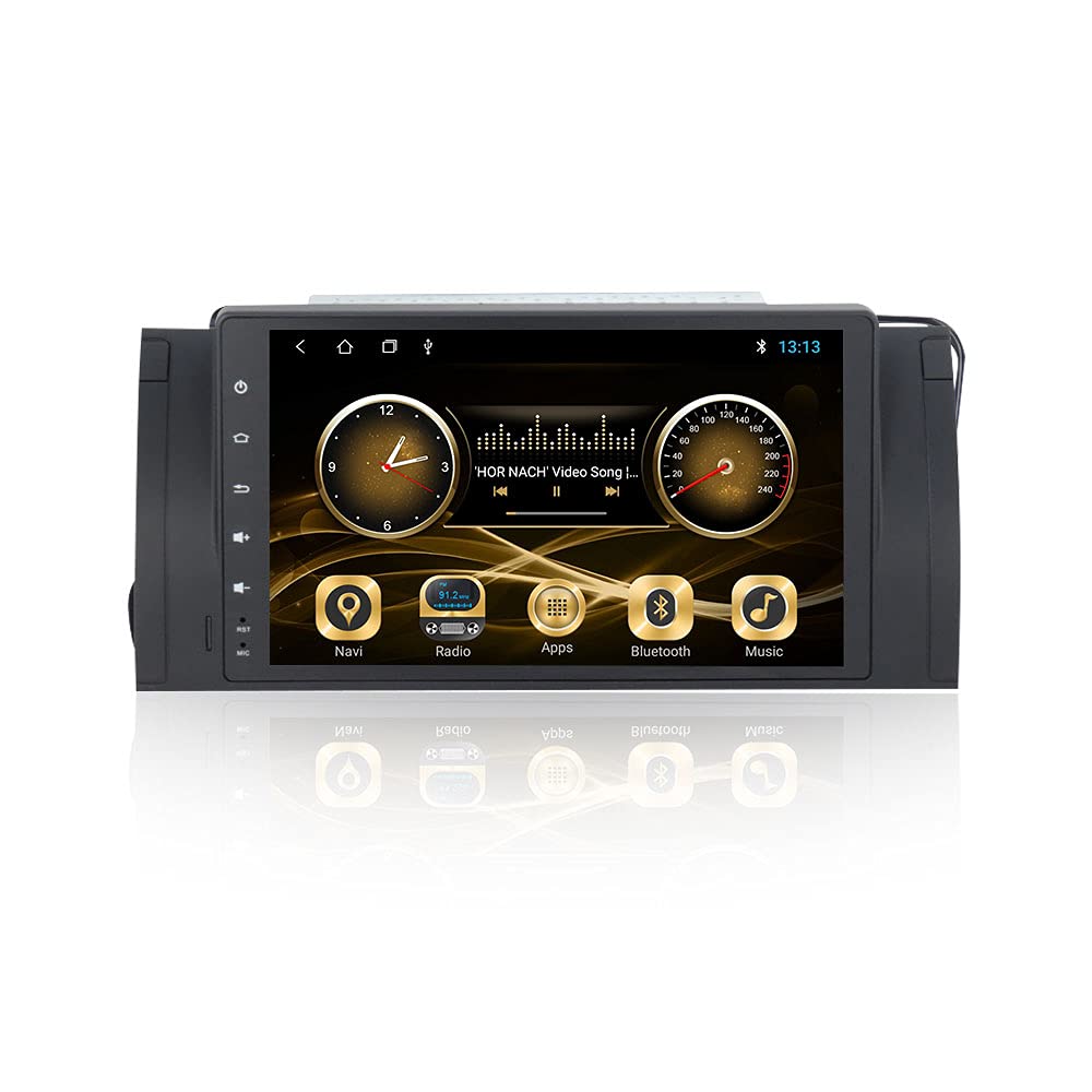 CLAYTONCar Stereo Screen For BMW X5 2002 to 2007 Full Touch Android Multimedia Monitor & Car Back Seat TV Touch Screen Tablets Video Players, Support 1024x768P (RAM 4GB, ROM 64GB)