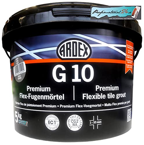 Ardex G10 - Mortero para juntas (5 kg), color blanco