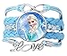 DGP Bracelet La Reine des Neiges Princesses Elsa Bracelet Bleu