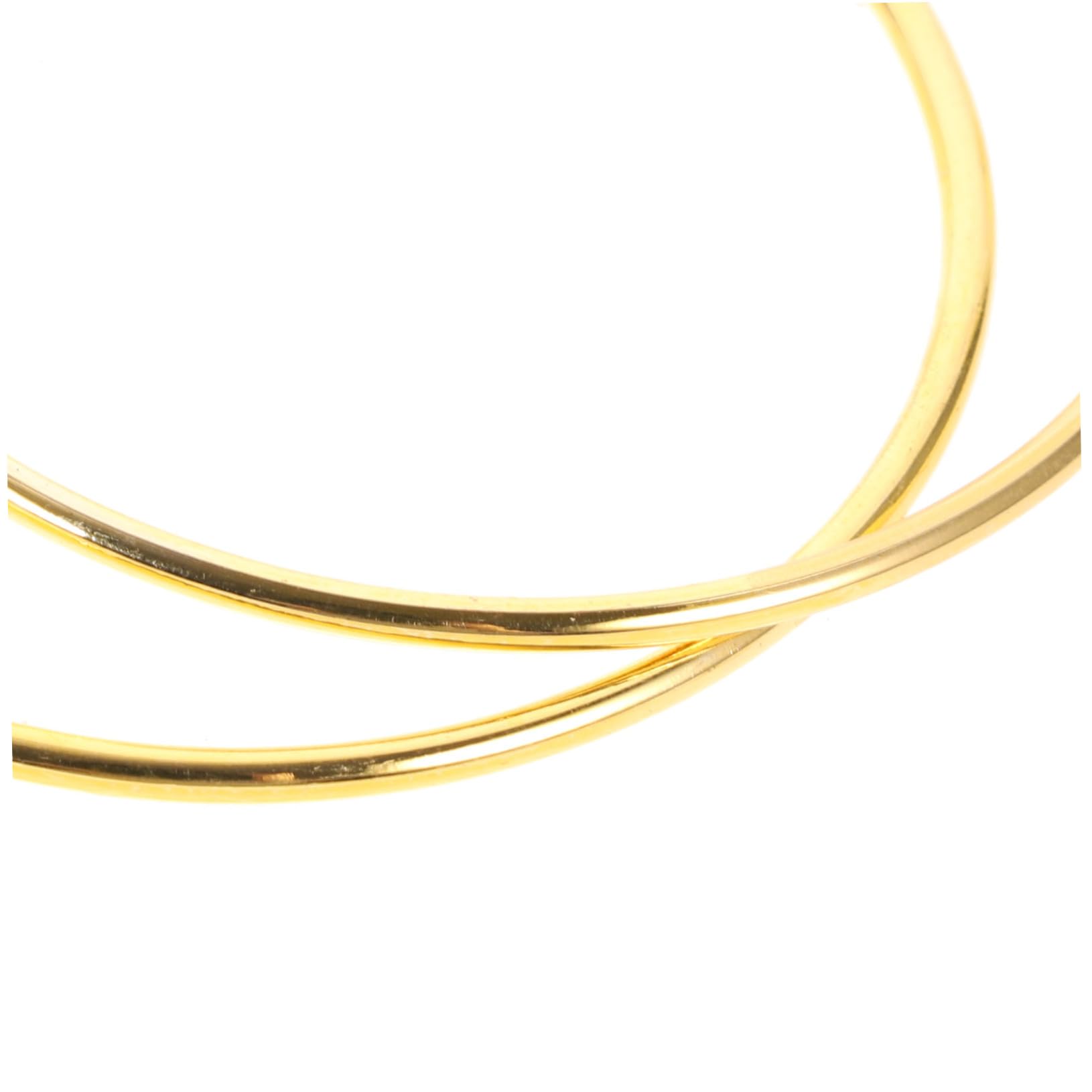 Aros Metálicos Dorados de Hierro 80mm, 10 Piezas para Atrapasueños DIY