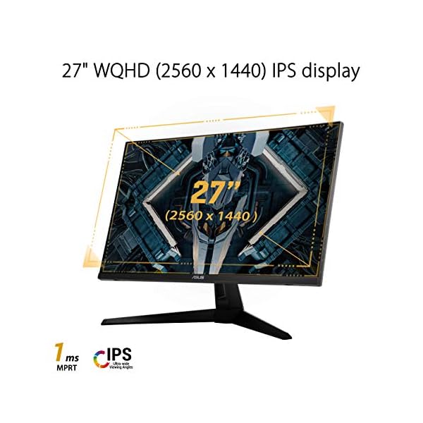 ASUS VG27AQ1A 27" WQHD, IPS, HDMI, Display Port, 170 Hz, 1ms - Image 3