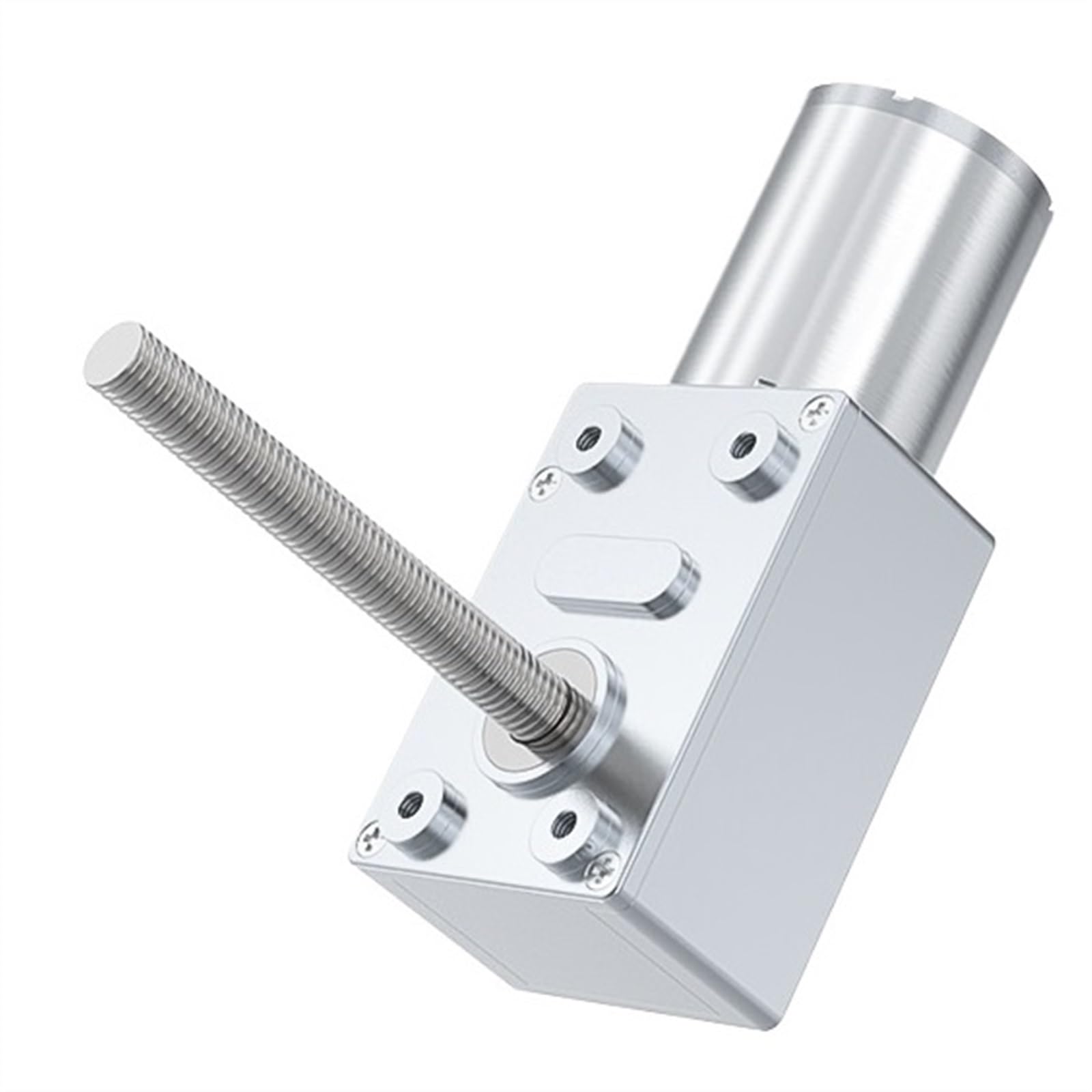 Stepper Motor 370-M6 Small Worm Gear Reducer Motor 6V~24V/1~375RPM Shaft Length 50MM Adjustable Forward and Reverse Worm Gear Reducer Motor(10RPM,6V Single Motor)