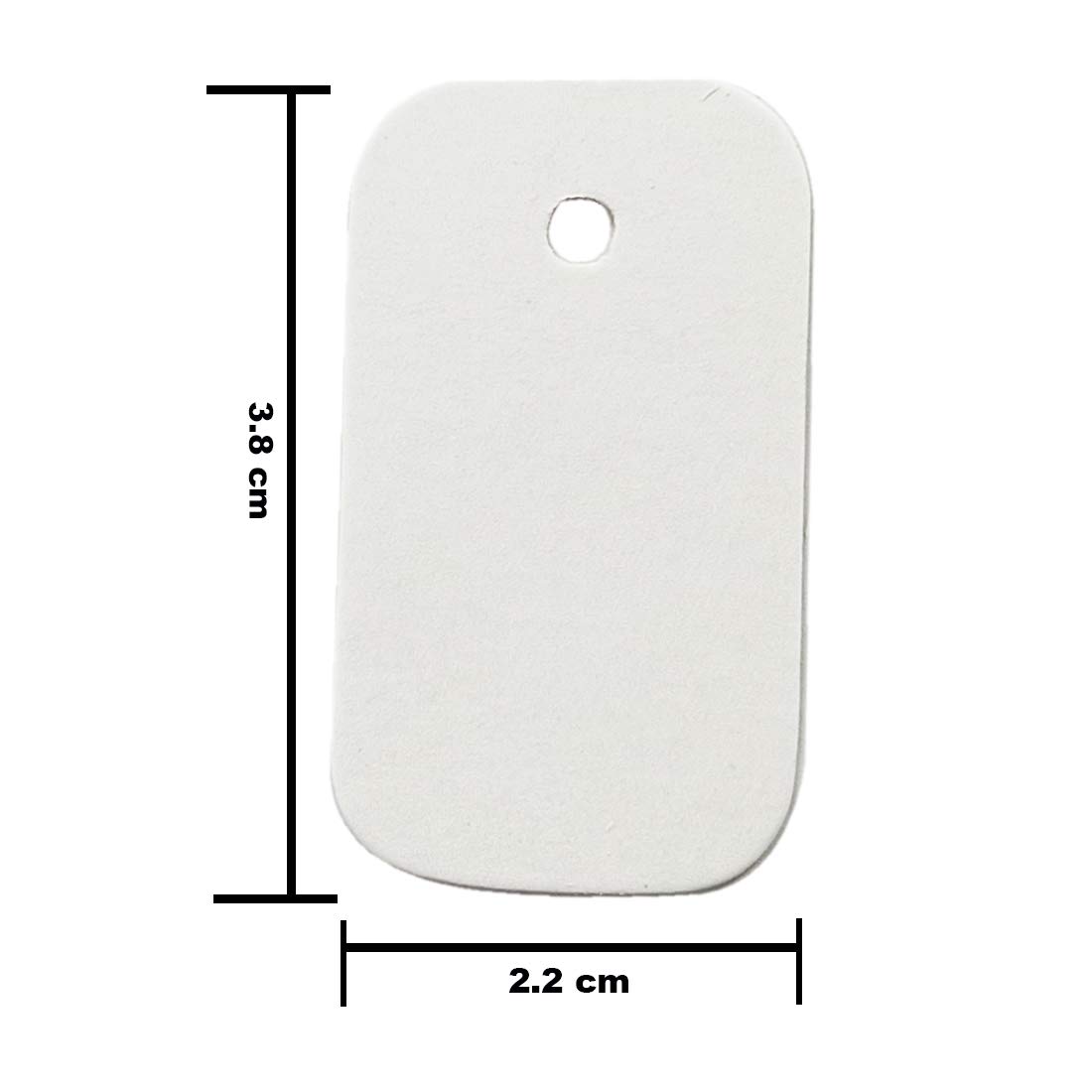 DIY Crafts Pack of 200 Pcs, DIY Crafts Tie Label Paper Tag for Jewellery Retail Shops Kitchen Clothes Conten Label, Goods Price Ta (Pack of 200 Pcs, DIY Crafts) 4