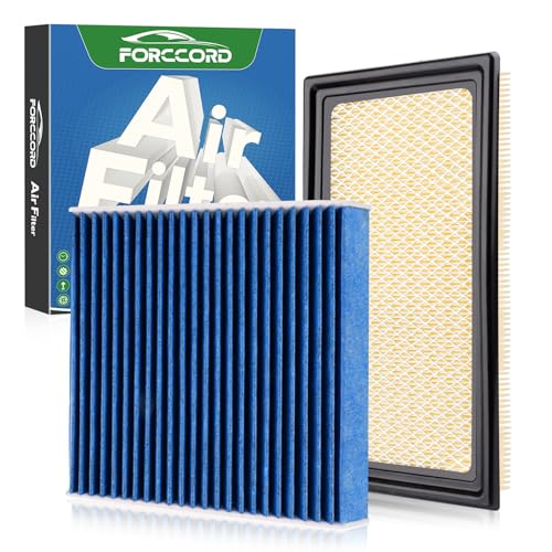 Image of Cabin & Engine Air Filter Fit for Explorer 2011-2019, 3.0T Flex 2010-2019, Fusion 2010-2012 3.5L, Taurus 2009-2019, MKT 2010-2019 Replacement CF11176 CA10242 Car Accessories