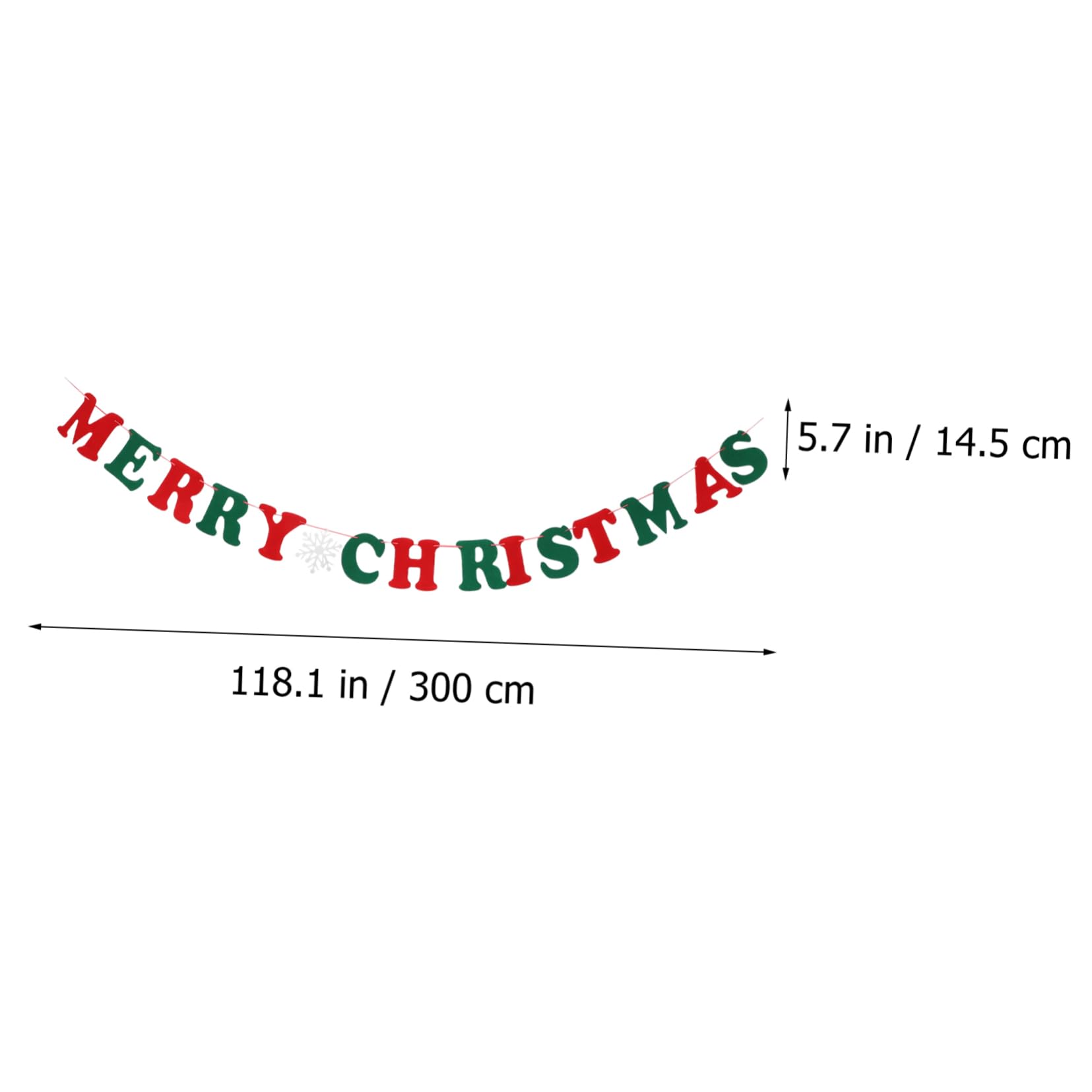 ibasenice 9pezzi Striscione Decorativo Di Natale Feltro Di Bandiere Con Lettere e Motivi Festivi Per Decorazioni Natalizie Casa Giardino e Feste Tema