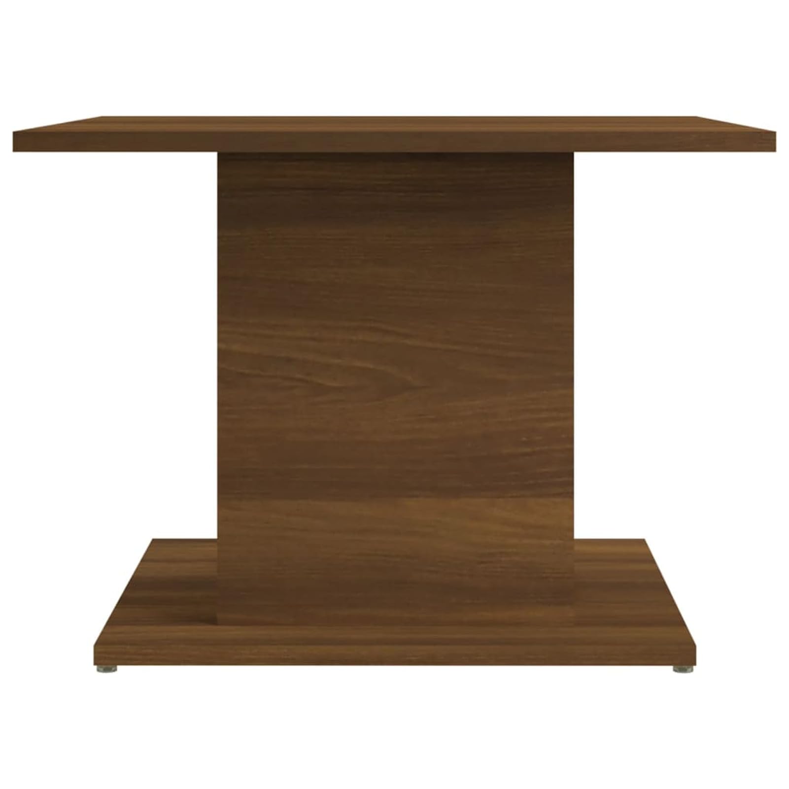 Homgoday Tavolino da caffè in rovere marrone, 55,5 x 55,5 x 40 cm, tavolino da tè per soggiorno, sala d'accoglienza degli ospiti, camera da letto e mobili da ufficio