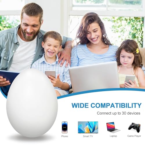 WiFi Egg,Extenders Signal Booster for Home,Up to 1200Mbps Dual Band Repeater,Covers Up to Least 3440 Sq. ft and 30 Devices WiFi Range Extender - Image 6