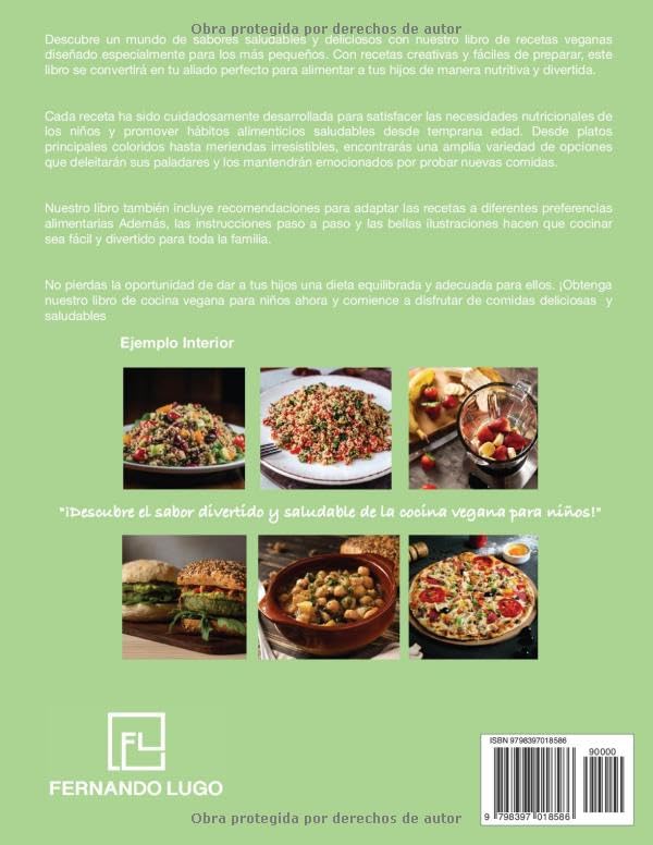 Miniatura 2 de Vegan Cocina Vegana para Niños (Spanish Edition)