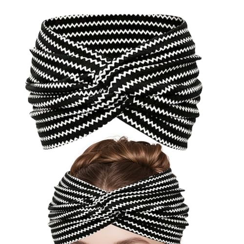 Diademas Boho Para Mujer - Cintas para Yoga Estampadas,Diadema con Nudo para Entusiastas de Uso Casual en Bodas, Festivales de Música y Eventos al Aire Libre