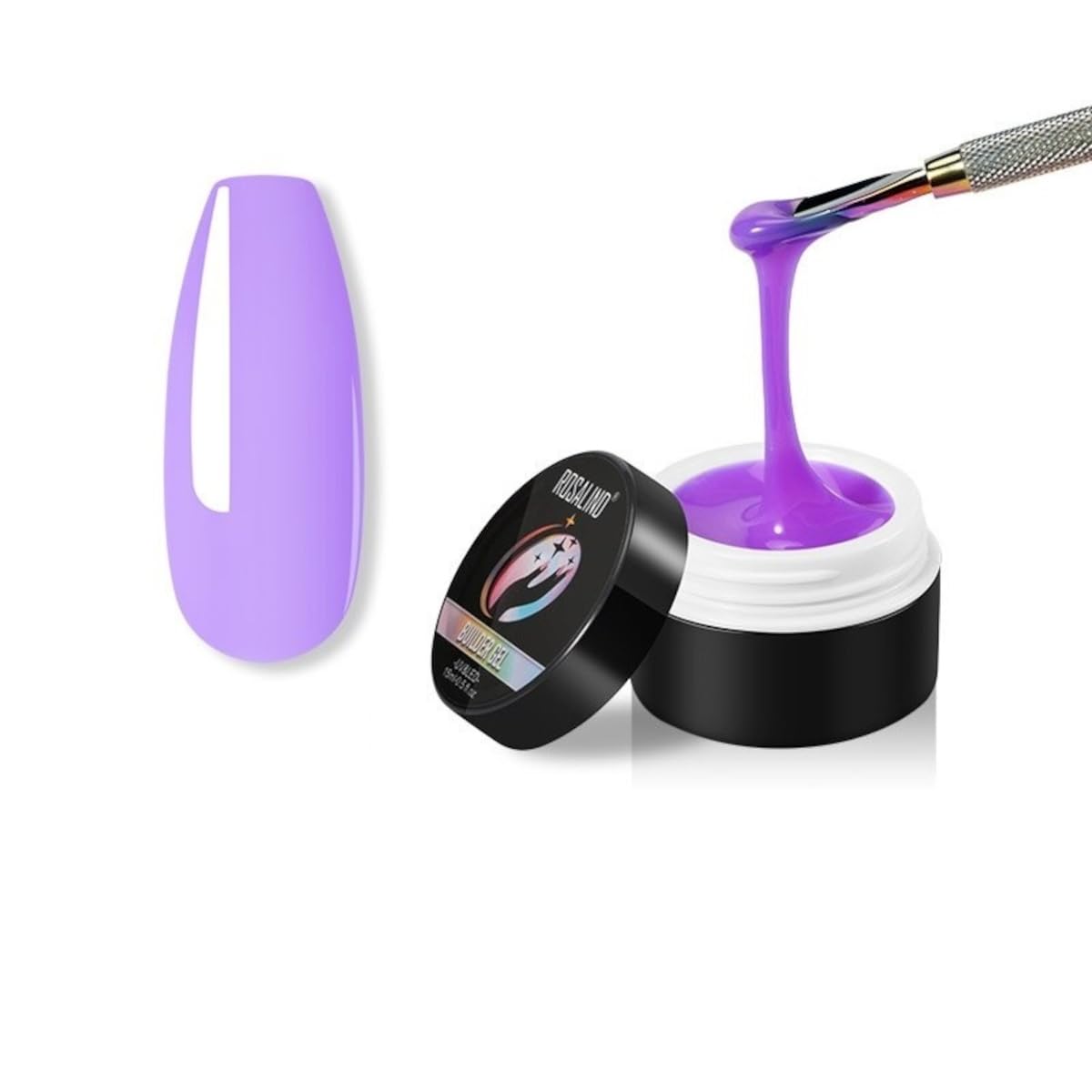 ROSALIND Purple 15ml Builder Gel Extension Gel from BELLE GAGA™ Poly Nail Gel for Nail Art Decoration, Gel Extension Nail Thickening Easter Nail Gift Easy to DIY Use at Home Need UV Lamp to cure (A679)-image-30