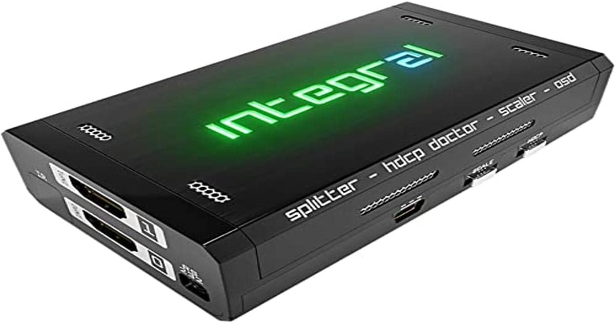 HDF0120 Integral 2 4K HDR Splitter HDMI Audio Extractor Supports Two Inputs