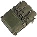 WarmHeartting Tactical Zip-on Panel Pouch with Magazine Pouch Expanding Pockets for FCPC Military Gear, Tactical Back Panel Banger Pouch GP Pocket Retention Flap