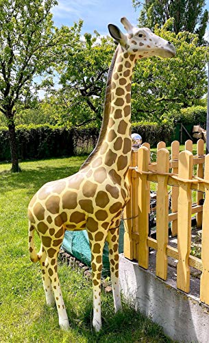 XXL GR. Baby Giraffe Kind~LEBENSGROSS 120cm~WILD~Garten Premium DEKO~Garten GARTENDEKORATION Cover