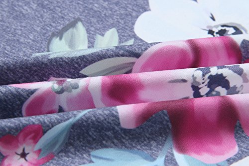 Image of Elsofer Women's Comfy Lounge Pants Soft Floral Pajama Pants Loose Drawstring Wide Leg Palazzo Pants for Sleep, Casual Wear