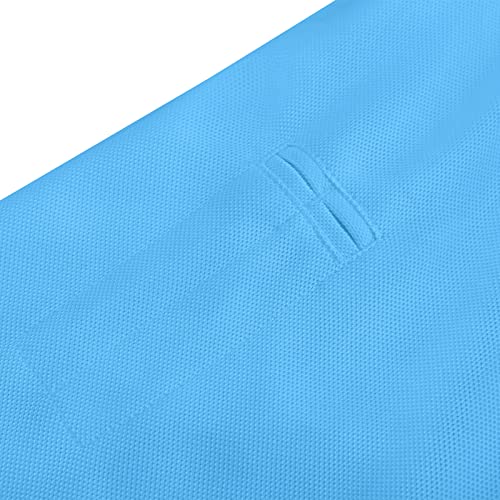 Mens Polo Shirts Lightweight Sun Protectionupf50+ Quick Dry Golf Polo Shirt For Men Light Blue-4Xl #TOP5