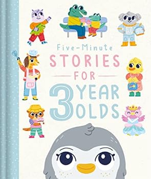Hardcover Five-Minute Stories for 3 Year Olds (Bedtime Story Collection) Book