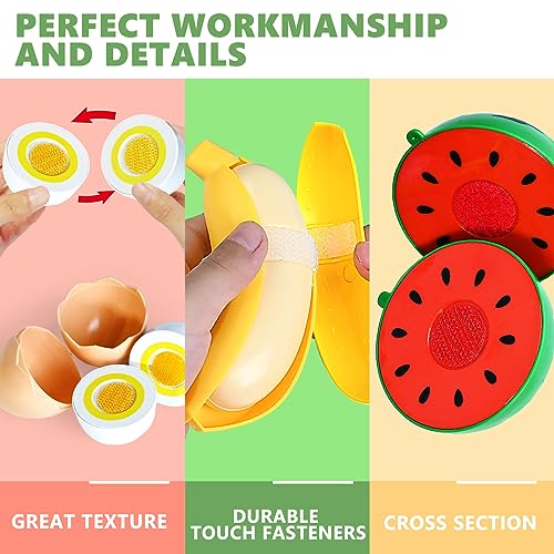 image for BAODLON 100 Pcs Play Food Set for Kids Kitchen, Pretend Food Toy for T