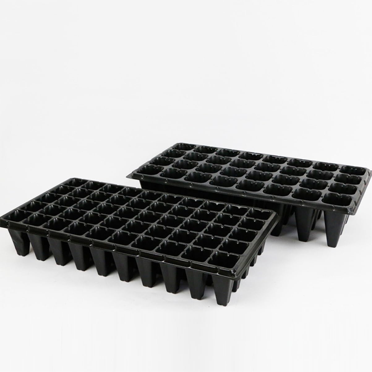 Plateau de Culture en PVC Noir 50 Cellules, Lot de 5 pour Semis