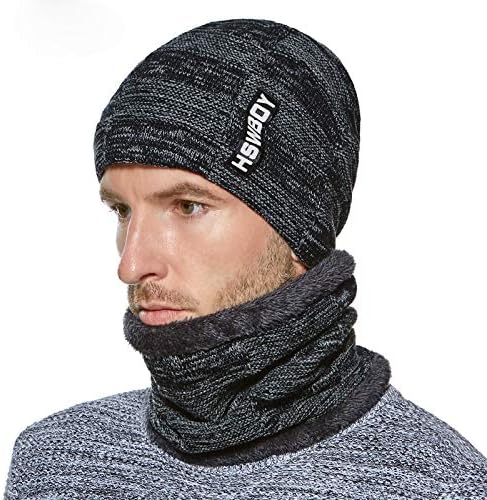 Wfcqnb メンズニット帽子とビブツーピーススーツ 文字混合カラーハット 厚い緩い冬のニット帽子 男性と女性のベルベットライニング帽子とスカーフ 多目的 複数色 冬の帽子 快適で暖かい Color Navy Eddiemarcon Com Wfcqnb メンズニット帽子とビブツーピーススーツ 文字混合カラーハット 厚い緩い冬のニット帽子 男性と女性のベルベットライニング帽子とスカーフ 多目的 複数色 冬の帽子 快適で暖かい Color Navy Eddiemarcon Com