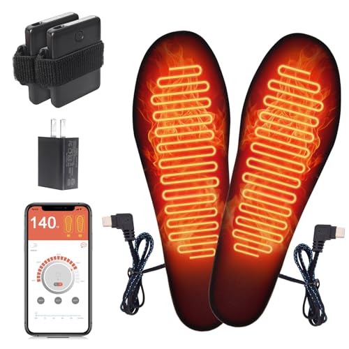 App-Controlled Heated Insoles for Men & Women