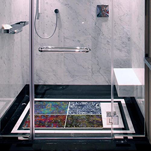 Alfombrillas de baño para sentarse sin resbalones con ventosas 7