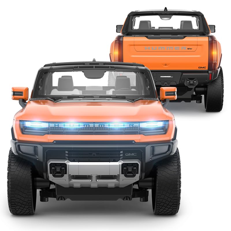 Modèle Réduit GMC Hummer EV 1:48 Rouge - Die-cast Par Denver Die Cast - Véhicule Moderne Neuf