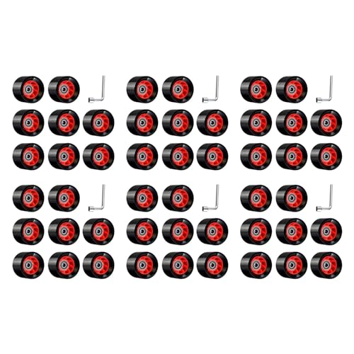 Ruedas para patines de cuatro ruedas 95A PU en pack de 48 unidades 1