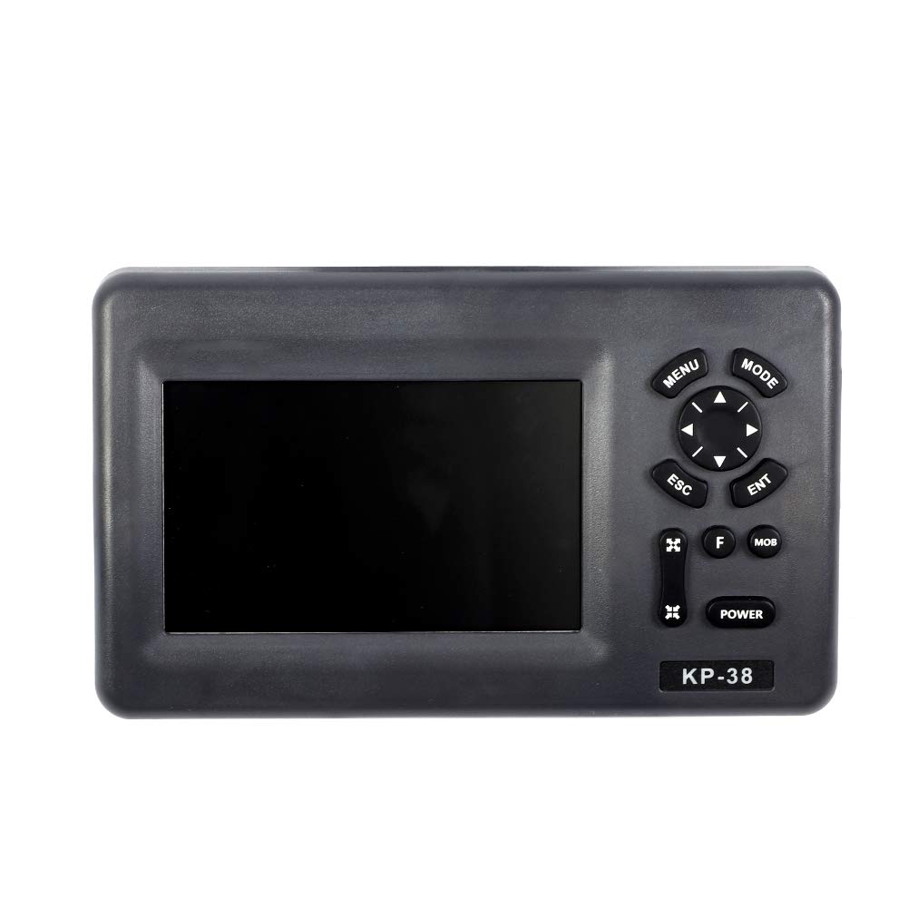 GPS Kartenplotter Boot Marine Navigator, 5 Zoll Farb-LCD IPX5 Wasserdichter Satellitennavigator für Boote