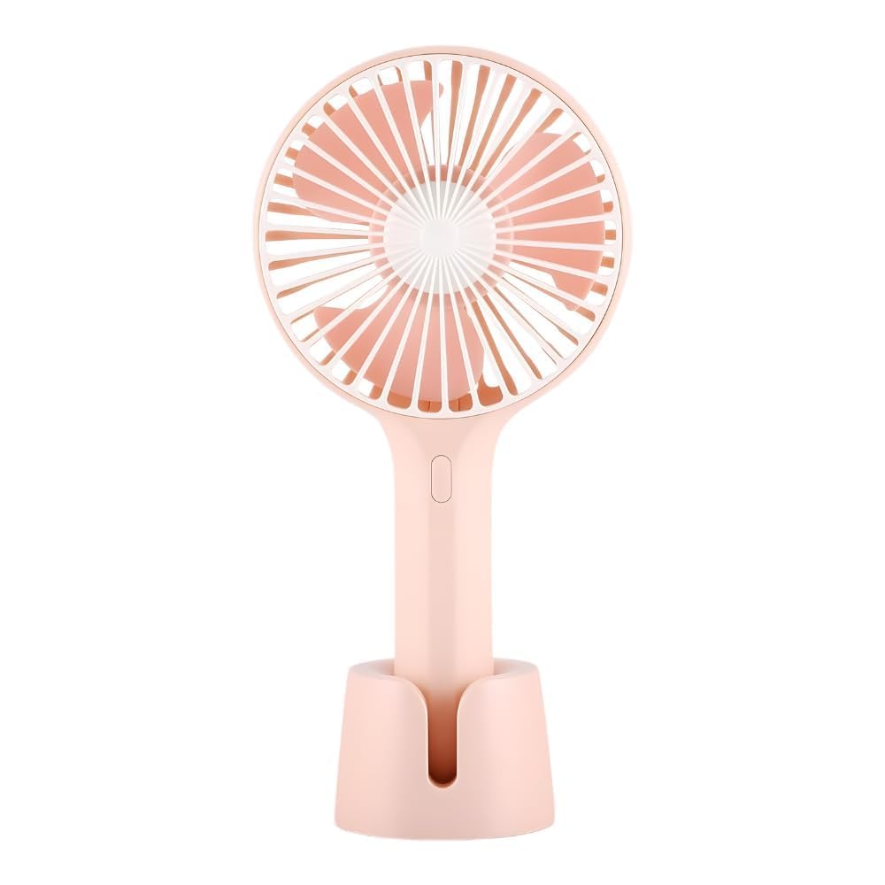 Drumstone 10 𝒀𝒆𝒂𝒓𝒔 𝑾𝒂𝒓𝒓𝒂𝒏𝒕𝒚 Portable Mini Handheld Cooling Fan with 3-Speed Settings, Rechargeable 1200mAh Battery, Quiet Desk & Travel Fan for Home Office Kitchen Outdoor Use – Compact-image-36