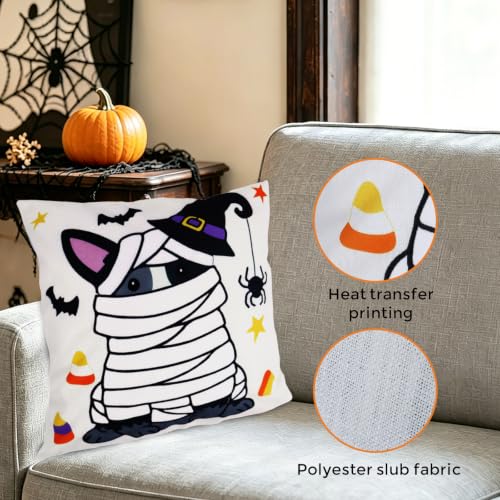 Halloween Dog Pillow Covers 18x18 Cute Throw Pillow Covers for Home - image 4
