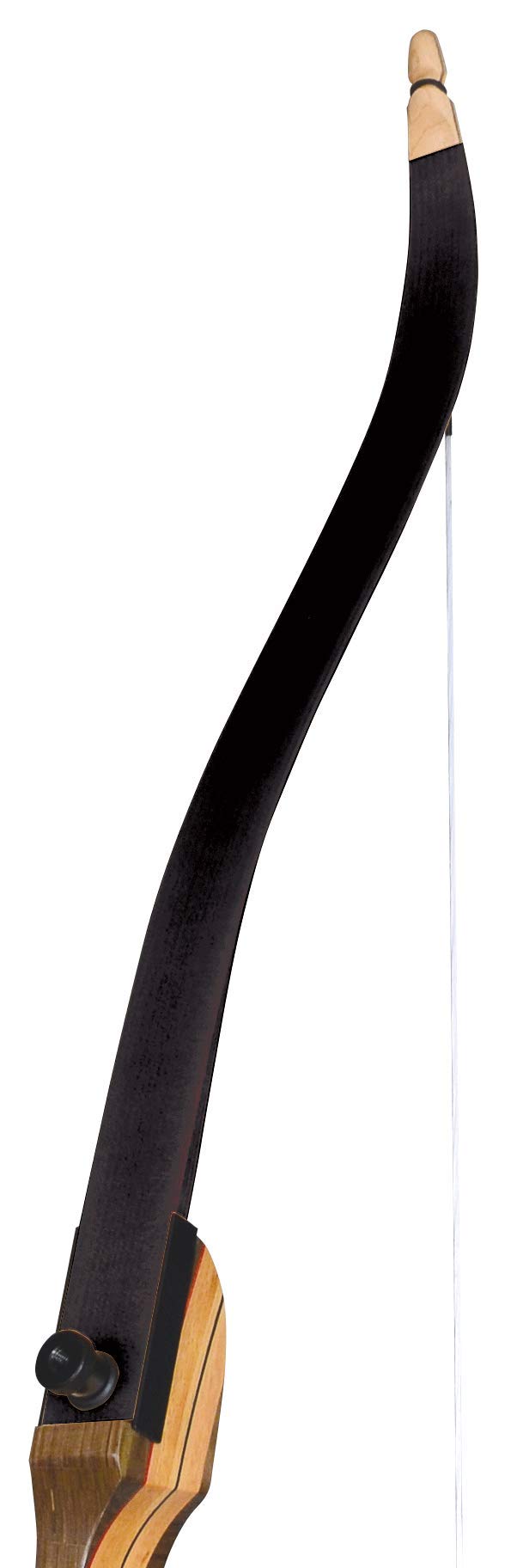 Fleetwood 62in Monarch Recurve Limbs (Black, 55 lbs)