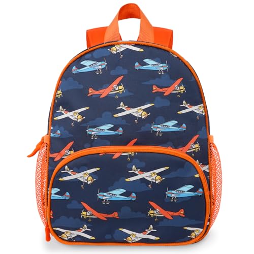 Image of Toddler Boys Girls Preschool Backpack,Travel Bag for Kindergarten, Airplane School Bag for Kids 3-6