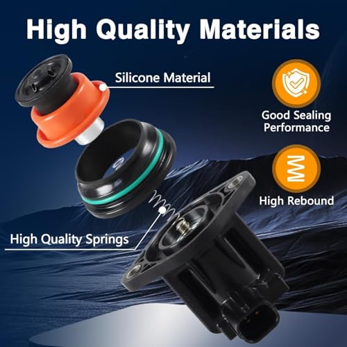 Image of Turbo Solenoid Valve Turbocharger Pressure Relief Valve Compatible with Ford F-150 2.7 & 3.5L Expedition Explorer 2013-2017 /Lincoln MKS MKT 2010-2018 Replace#: AA5E-9U465-AD 667-515