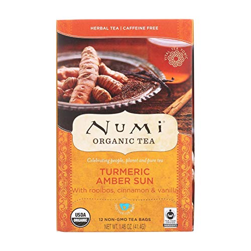 Turmeric Tea Amber Sun 12 Bags (Case Of 6) #TOP23