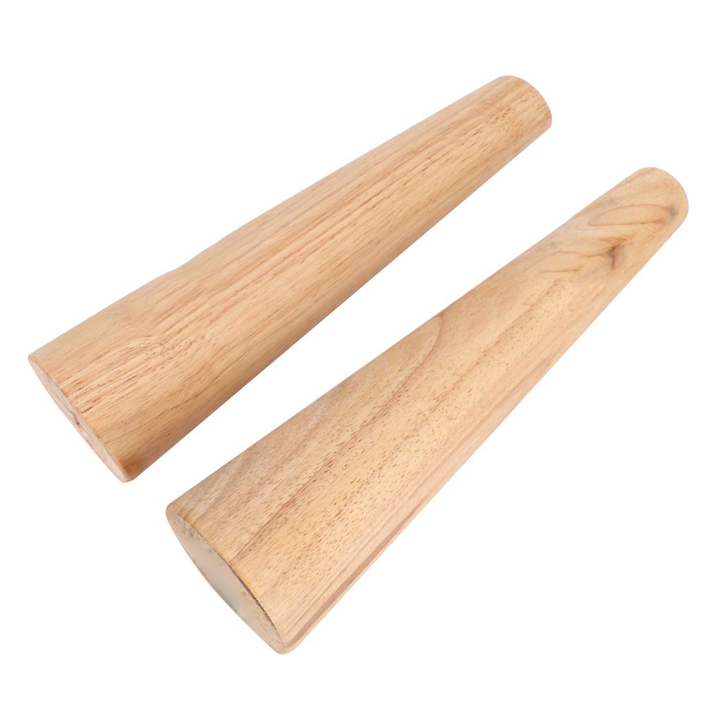 Mandrins ronds et ovales en bois pour fabrication de bijoux (lot de 2)