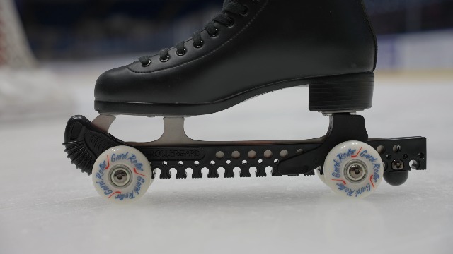 Protège-lames Rollergard ROC-N – Orange Fluo – Roues Non Marquantes – Roulements ABEC 5 – Taille Unique – Pour Patins Artistiques