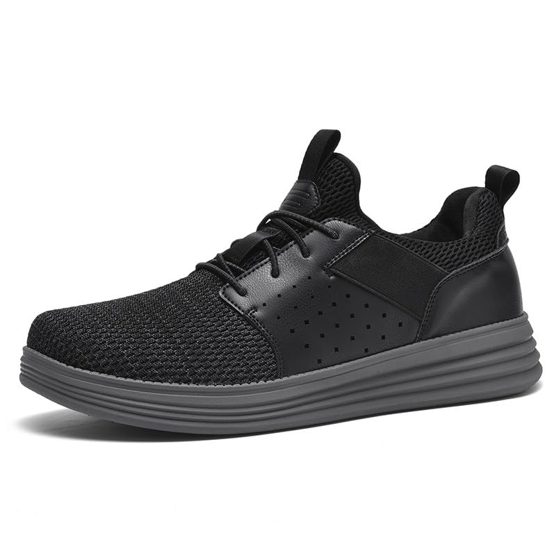 Image of Wearbreeze Men's Business Casual Oxford Sneakers - Lightweight Lace-Up Dress Shoes for Work, Travel & Daily Commute