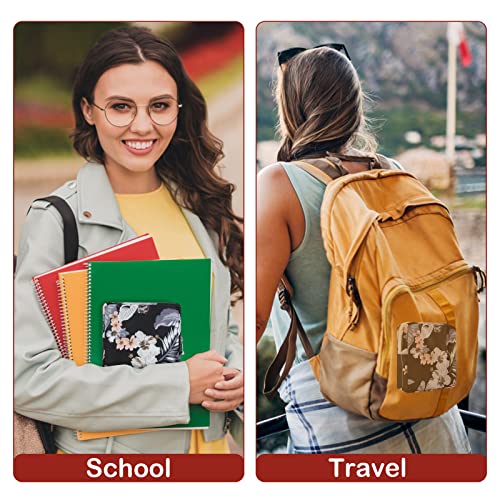 Image of Sanitary Pad Storage Bag Portable Period Bag for Teen Pads /Sanitary Napkins /Small Tampons, Sanitary Napkin Storage Bag First Period Gifts for Teen Girls (Flower)