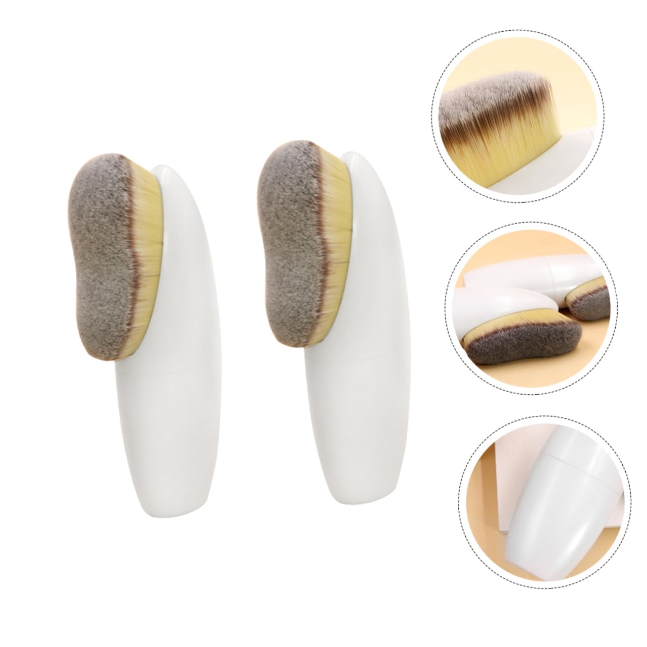 MAGICLULU 6 Pz pennello da trucco scrubber viso per il viso trucco delle donne set spazzole set di pennelli pennello blush strumenti per il trucco del pennello per fard la faccia