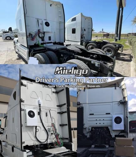 Mieligo 12V Air Conditioner 8000BTU, Mini Split 12 Volt Air Conditioner, Semi Truck APU 12 Volt DC AC, Cooling Low Noise for Big Rig Sleeper, Semi Trucks, Pickup, Trucks, Car, RV, Vans, Buses - Image 5