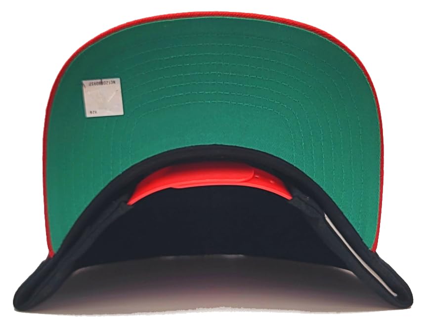 Mitchell & Ness Chicago Bulls Gorra Snapback Negra y Roja miniatura 7
