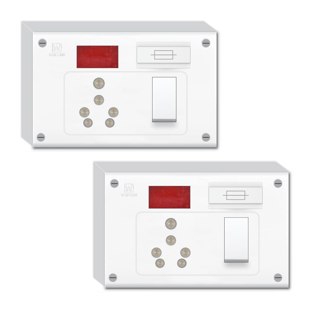 See full amazon price history chart for WESTERN ECO 16A. 5in1 Switch Socket Combined with Junction Box (Polycarbonate) (Pack of 2) WESTERN ECO 16A. 5in1 Switch Socket Combined with Junction Box (Polycarbonate) (Pack of 2) (B0CMHJPGZM) Amazon Price History, Amazon Price Tracker