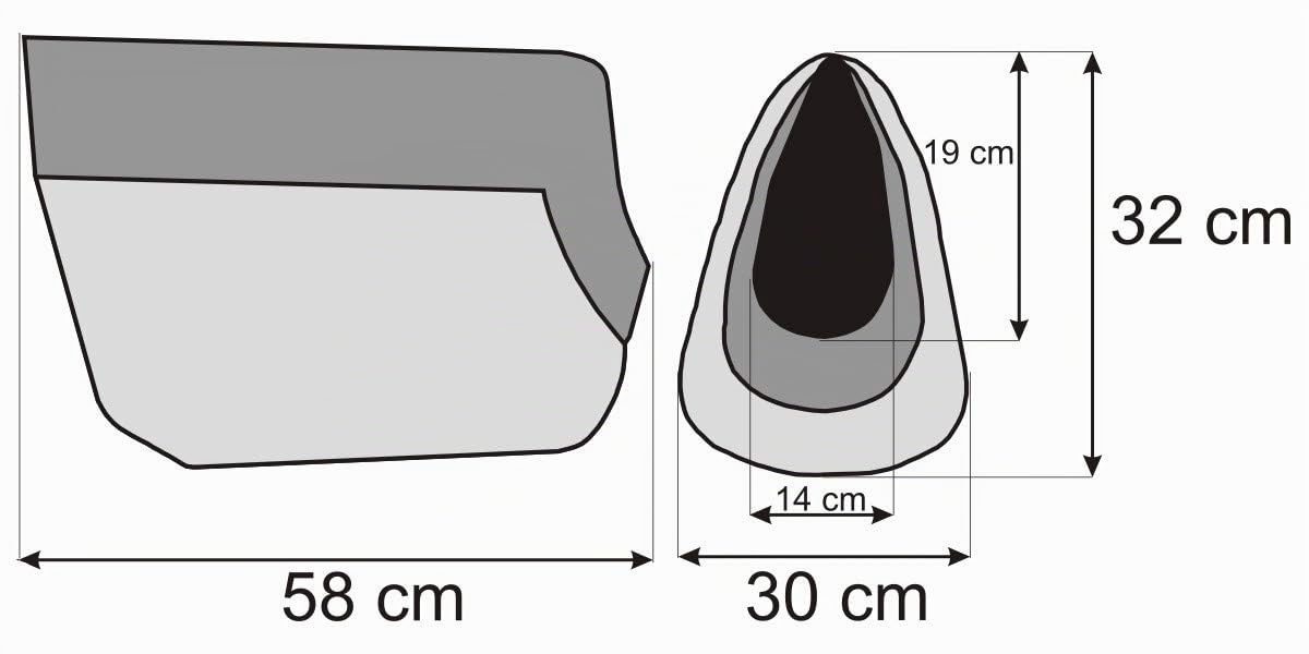 PillowPrim Hundetasche Tragetasche für kleinen und mittleren Hund, Welpen, Katze für Spaziergang - Größe L
