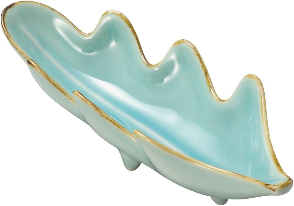 Yamashita Kogei 14021720 Sabi Marine Blue Appetizer Plate, 8.1 x 3.0 x 1.8 inches (20.5 x 7.5 x 4.5