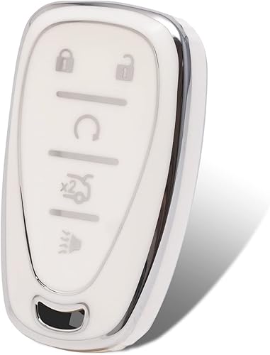 OFFCURVE Funda para llavero de automóvil Chevrolet de TPU suave, carcasa completa para llave de coche, accesorios de automóvil, protector de llave