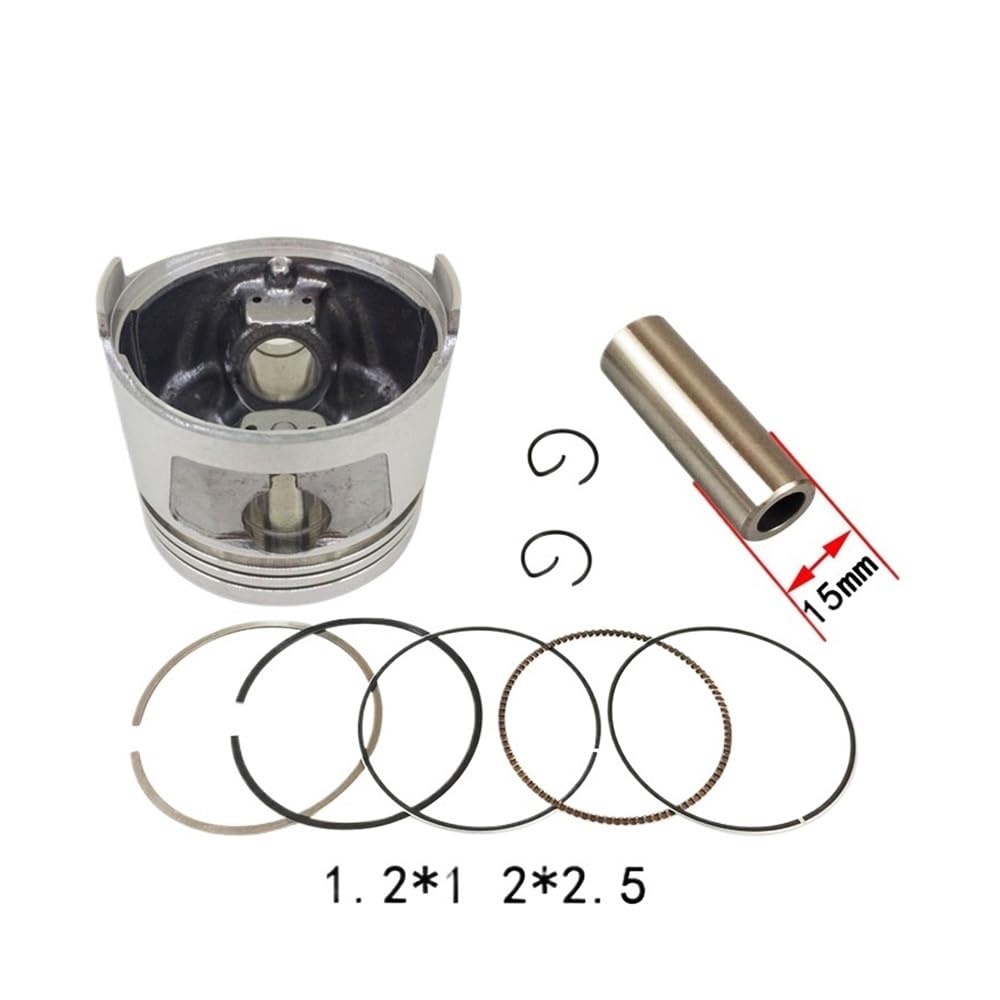 Kit de Cilindro Universal for Motocicleta CG125 150cc CG150 de 62 mm(Black)