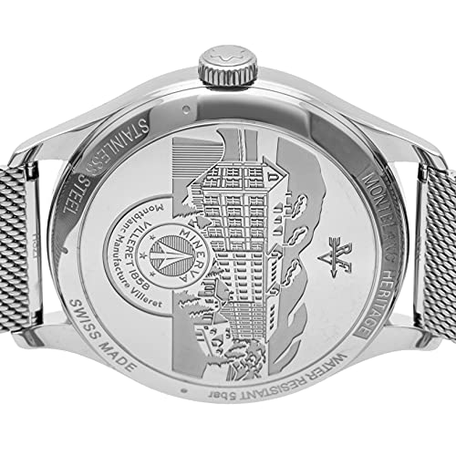 [MONTBLANC(モンブラン)] 腕時計 HERITAGE Automatic ヘリテイジ オートマティック シルバー 文字盤 ステンレススチール サファイヤガラス 自動巻 5気圧防水 40MM スイス 万年筆 ボールペン Watch 119949 メンズ シルバー [並行輸入品] 商品画像5
